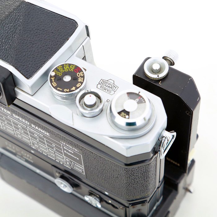 【中古】(ニコン) Nikon F アイレベル 中期 シルバー+モータードライブF36